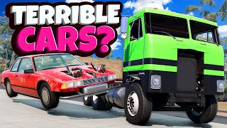 The WORST Cars Are Actually Fun For Police Chases in BeamNG Drive Mods?!