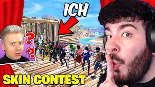 Ich STREAMSNIPE ZYZTM's SKIN CONTEST und er RASTET KOMPLETT AUS ... Fortnite