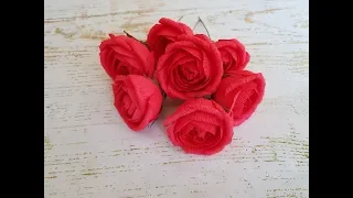 Rose of corrugated paper  DIY Mellas