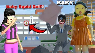 دميه الحبار وطفلتها Squid doll and her baby! pregnant at Tax Chief Office HORROR in Sakura School