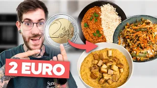 2 EURO PRO PORTION - 3 REZEPTE - KEIN CLICKBAIT!