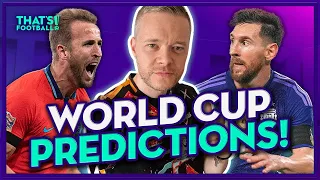 My WORLD CUP 2022 PREDICTIONS! Goldbridge Predicts