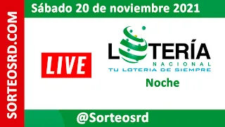 Lotería Nacional en VIVO 📺│ Sábado 20 de noviembre 2021 – 6:00 P.M.