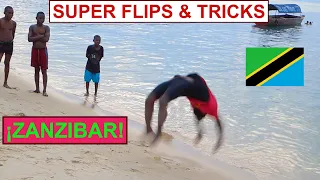 Super flip and trick in Zanzibar