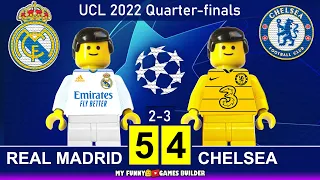 Real Madrid vs Chelsea 5-4 (2-3) • Champions League 2022 • All Goals & Full Highlights Lego Football