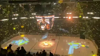 Penguins home opener player introductions 2021