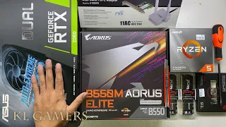 Satisfying RGB PC Build AMD Ryzen 5 3600 GIGABYTE B550M AORUS ELITE RTX2060 DUAL Segotep PRIME M