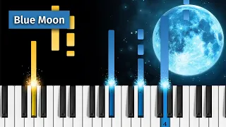 Blue Moon - Jazz Piano Tutorial