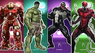 Tiles Hop SuperHero, Hulkbuster vs Hulk vs Venom vs Carnage