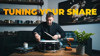 How to Tune Your Snare Drum  - Drum Lesson