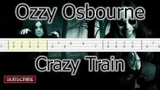 Ozzy Osbourne - Crazy Train Bass Tabs