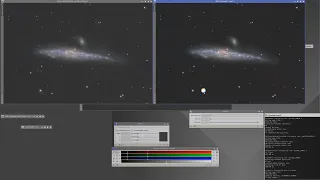 PixInsight : dust spots removal with synthetic flat / 塵點移除 -人工平場