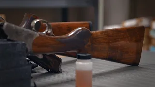 Maintaining A Hand Rubbed Oil Finish Gun Stock: Caesar Guerini shotguns