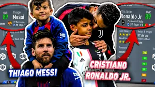 Messi And Ronaldo SONS In FIFA 20 Career Mode! (Thiago Messi + Ronaldo Jr.🙌🏽)