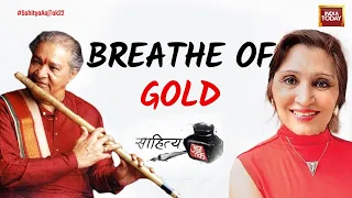 Hariprasad Chaurasia & Sathya Saran LIVE: Breath Of Gold | Sahitya Aaj Tak 2022 LIVE