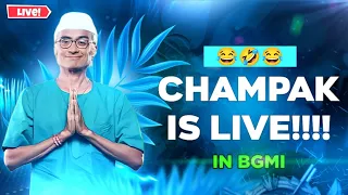 100+CHICKEN😱IN !! BGMI ] OMG😈IMPOSSIBLE HE KYA |: CHAMPAK IS LIVE WITH ! BGMI FUNNY COMMENTARY