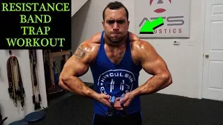 Intense 5 Minute Resistance Band Trap Workout