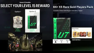 Level 15 Reward  83+ x20 & 84+ x5 UPGRADE 3x EA FC24