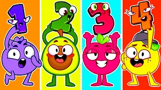 Let's Learning Numbers with Colorful Wooden Toys ✨🌈 || Kids Cartoon by Pit & Penny Stories🥑💖