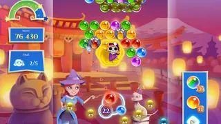 Bubble Witch 2 Saga Level 2669 with no booster & 5 bubbles left
