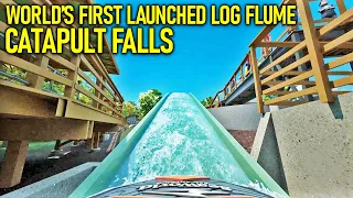 New Launched Log Flume - 2023 SeaWorld San Antonio's "Catapult Falls"