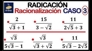 RADICACIÓN 13: Racionalización (Caso 03)