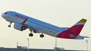 [FullHD] FIRST Iberia A320NEO (EC-MXU) Taxi+Take off at Munich Airport!