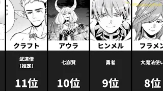 葬送のフリーレン90話地点での強さランキング(モブ魔族除く、一部推定)