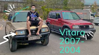 Siêu phẩm Vitara 2007 và 2004 , xe đẹp keng có 1-0-2 .