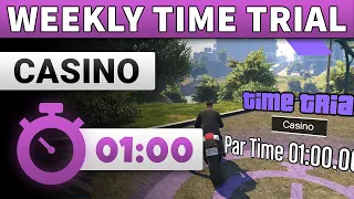 GTA 5 Time Trial This Week Casino | GTA ONLINE WEEKLY TIME TRIAL CASINO (01:00)