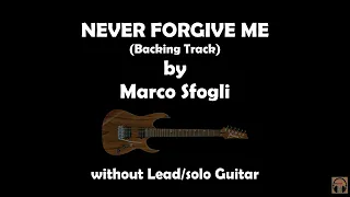 Marco Sfogli Never Forgive Me Backing Track for Guitar