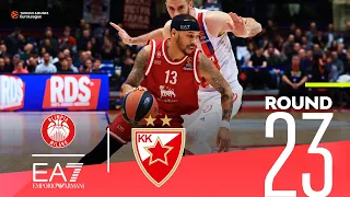 Milan completes a perfect double-round week! | Round 23, Highlights | Turkish Airlines EuroLeague