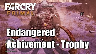 Far Cry Primal Endangered Achivement / Trophy Guide (Fight the bloodtusk mammoth)