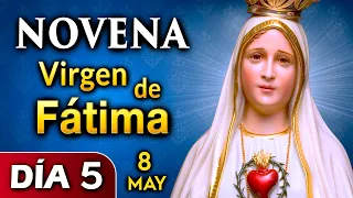 NOVENA Virgen de Fátima DÍA 5 Misterios Gloriosos del Santo Rosario | miércoles 8 de Mayo 2024