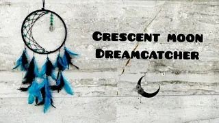 EASY WEAVING OF CRESCENT MOON DREAMCATCHER | STEP BY STEP | DIY | TUTORIAL |MACRAME