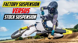 Factory Suspension vs. Stock Suspension | Dirt Bike Shootout