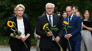 "Tage der Schande": Steinmeier erinnert an rassistische Angriffe in Rostock