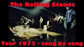 Rolling Stones - American tour 1972 - song by song