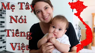 Mẹ Tây nói tiếng Việt với con lai Việt // Speaking ONLY Vietnamese to Mia for 24 Hours