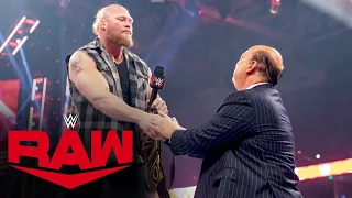 Brock Lesnar reunites with Paul Heyman as WWE Champion: Raw, Jan. 3, 2022