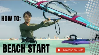 HOW TO: Beach start. Windsurfing tutorial.