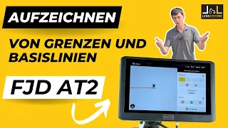 Aufzeichnen von Feldgrenzen und Basislinien!