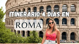 ITINERARIO 4 DÍAS EN ROMA