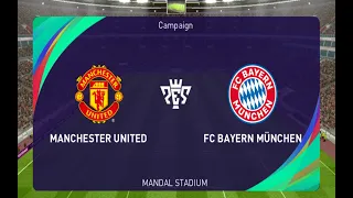 Manchester United vs Bayern Munich PES 2021 gameplay