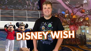 Disney Wish Halloween On The High Seas Cruise: Boarding The Ship, Marvel Dinner & Halloween Tree!