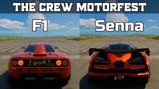 The Crew Motorfest - McLaren F1 vs McLaren Senna - Drag Race
