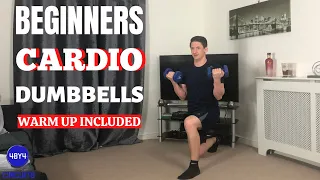 Beginners Tabata Style | Dumbbells And Cardio Workout 2020 | At Home