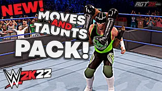 AGT - WWE 2K22 | STAND BACK PACK DLC - ALL New Moves & ALL New Taunts! (OVER 15 NEW MOVES!)