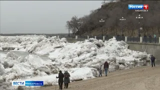 У Хабаровска прошел ледоход