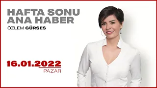 #CANLI | Özlem Gürses ile Hafta Sonu Ana Haber | 16 Ocak 2022 | #HALKTV